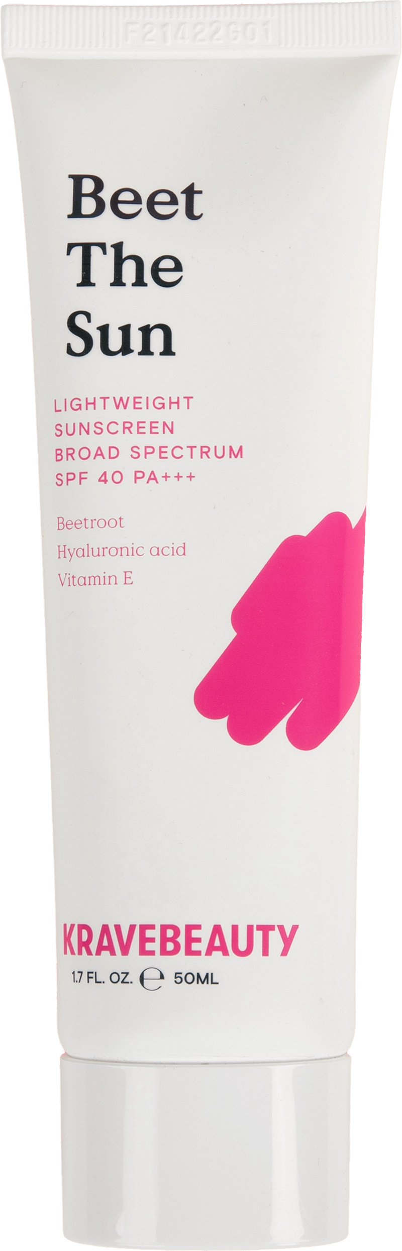 Beet The Sun lightweight sunscreen broad spectrum SPF 40 PA+++